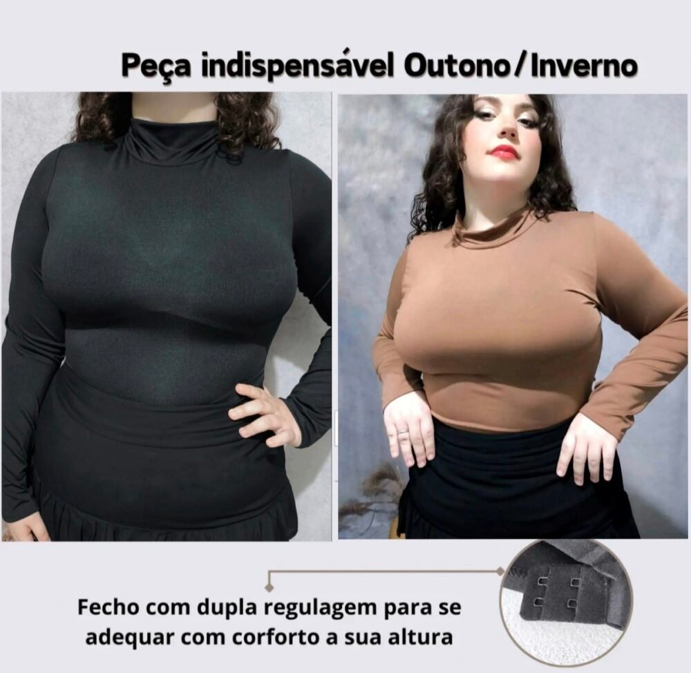Body poliamida gola alta - Image 3